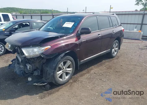 2012 Toyota Highlander Limited V6 из США, поврежденный, VIN 5TDYK3EH5CS072729